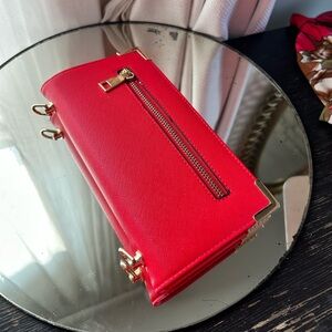 NWOT Red Wallet/clutch/handbag